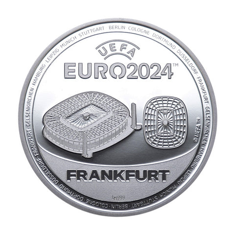 Sonderprägung UEFA EURO 2024™ Frankfurt Silber
