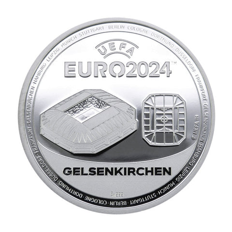 Sonderprägung UEFA EURO 2024™ Gelsenkirchen Silber