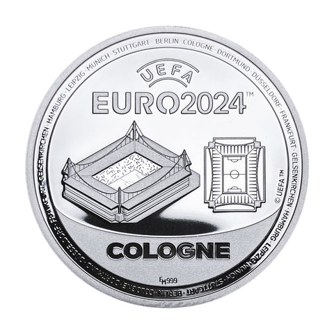 Sonderprägung UEFA EURO 2024™ Köln Silber