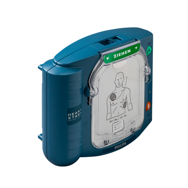 Philips HS1 Defibrillator seitliche Ansicht