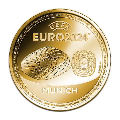 Sonderprägung UEFA EURO 2024™ München Gold