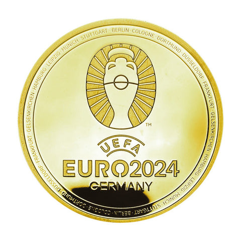 Sonderprägung UEFA EURO 2024™ Pokal Gold
