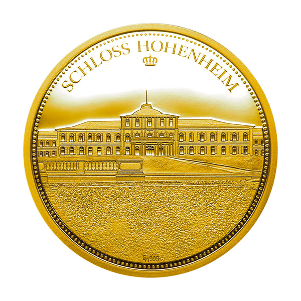 Auf den Spuren der Monarchie Gold, Motiv 2 Schloss Hohenheim