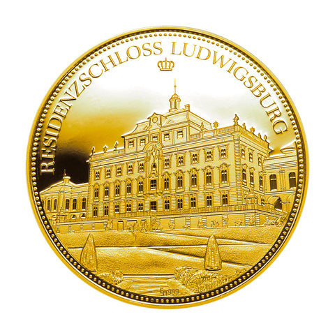 Auf den Spuren der Monarchie Gold, Motiv 1 Residenzschloss Ludwigsburg
