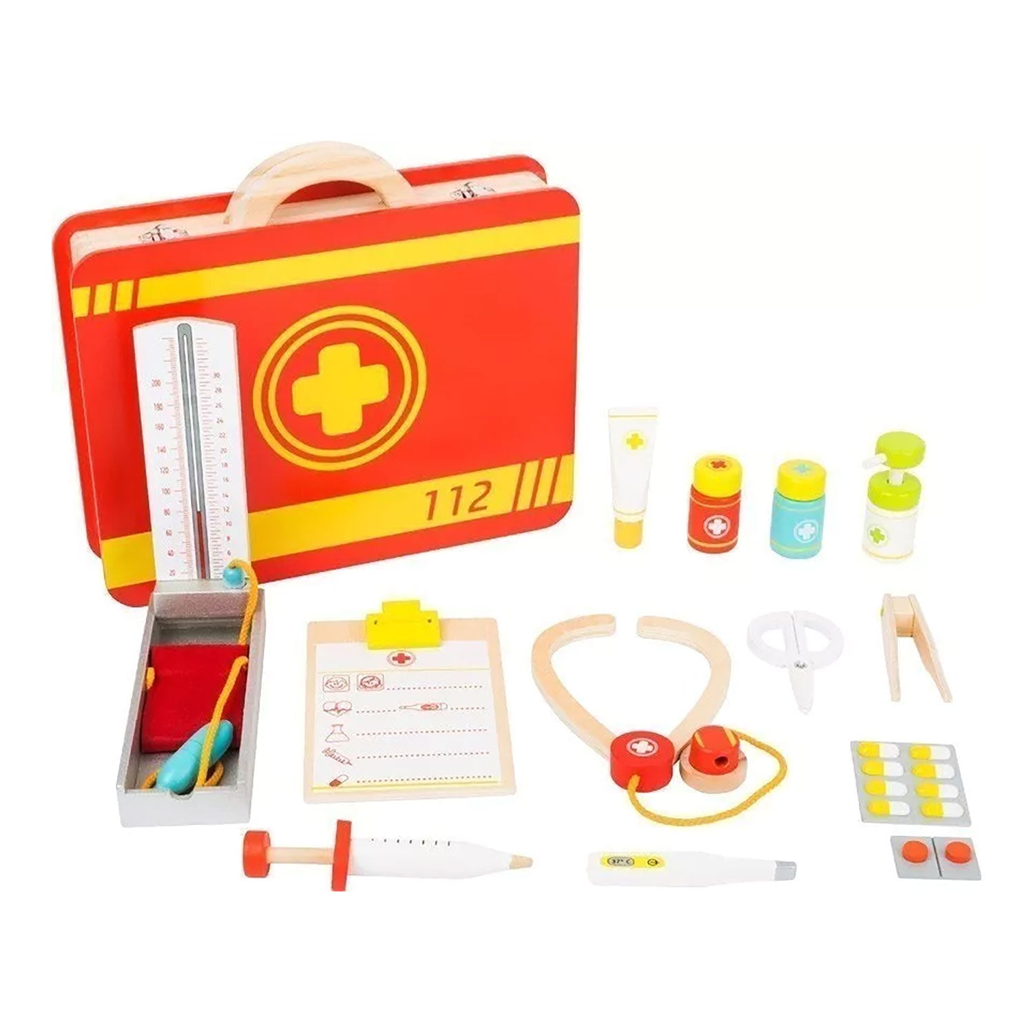 Der Arztkoffer mit Inhalt