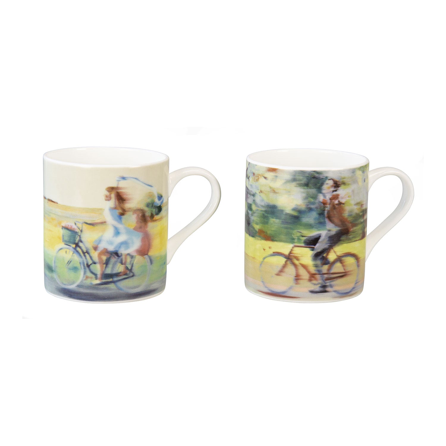 2 Becher mit Motiven "Gemeinsam unterwegs"