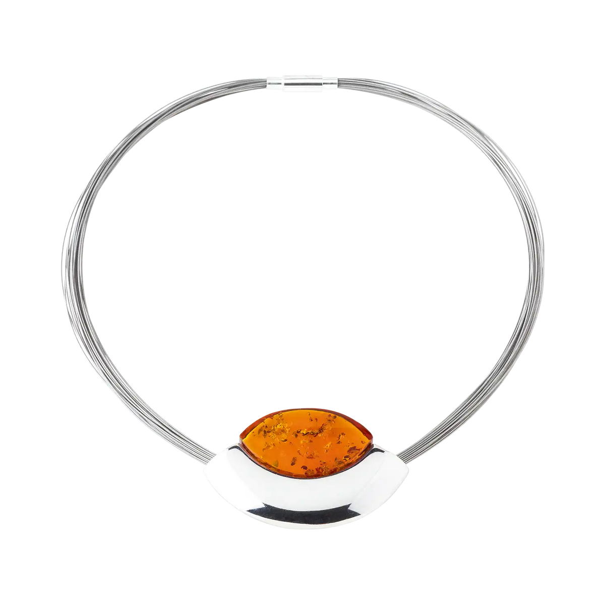 Bernsteincollier 'Juwel'