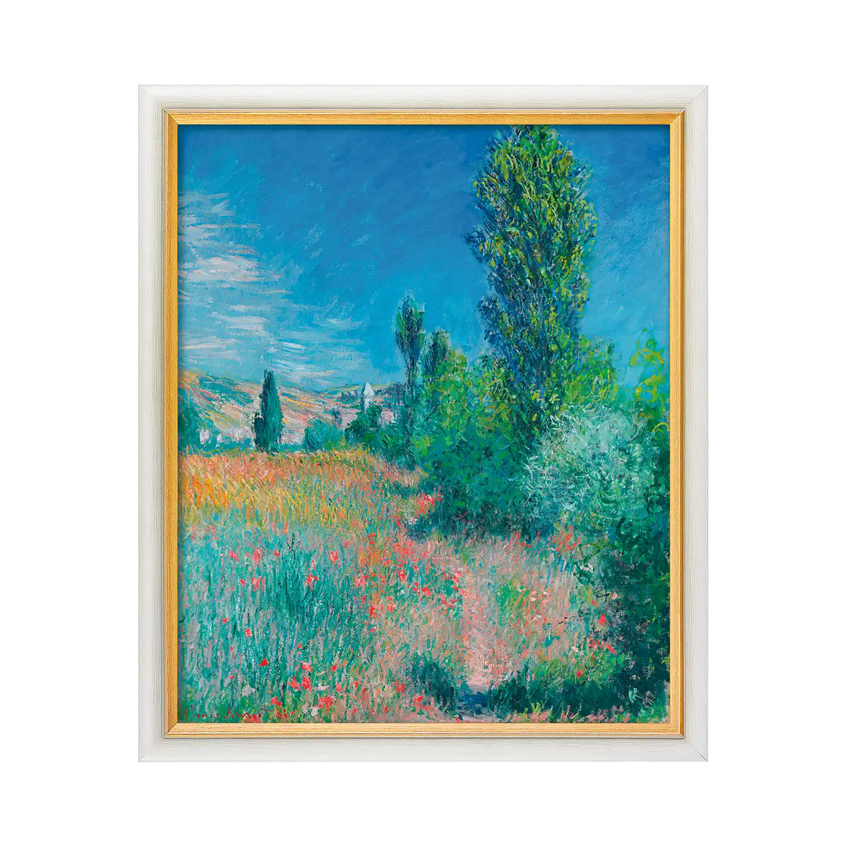 Bild 'Landschaft auf Saint-Martin' (1881) – gerahmt