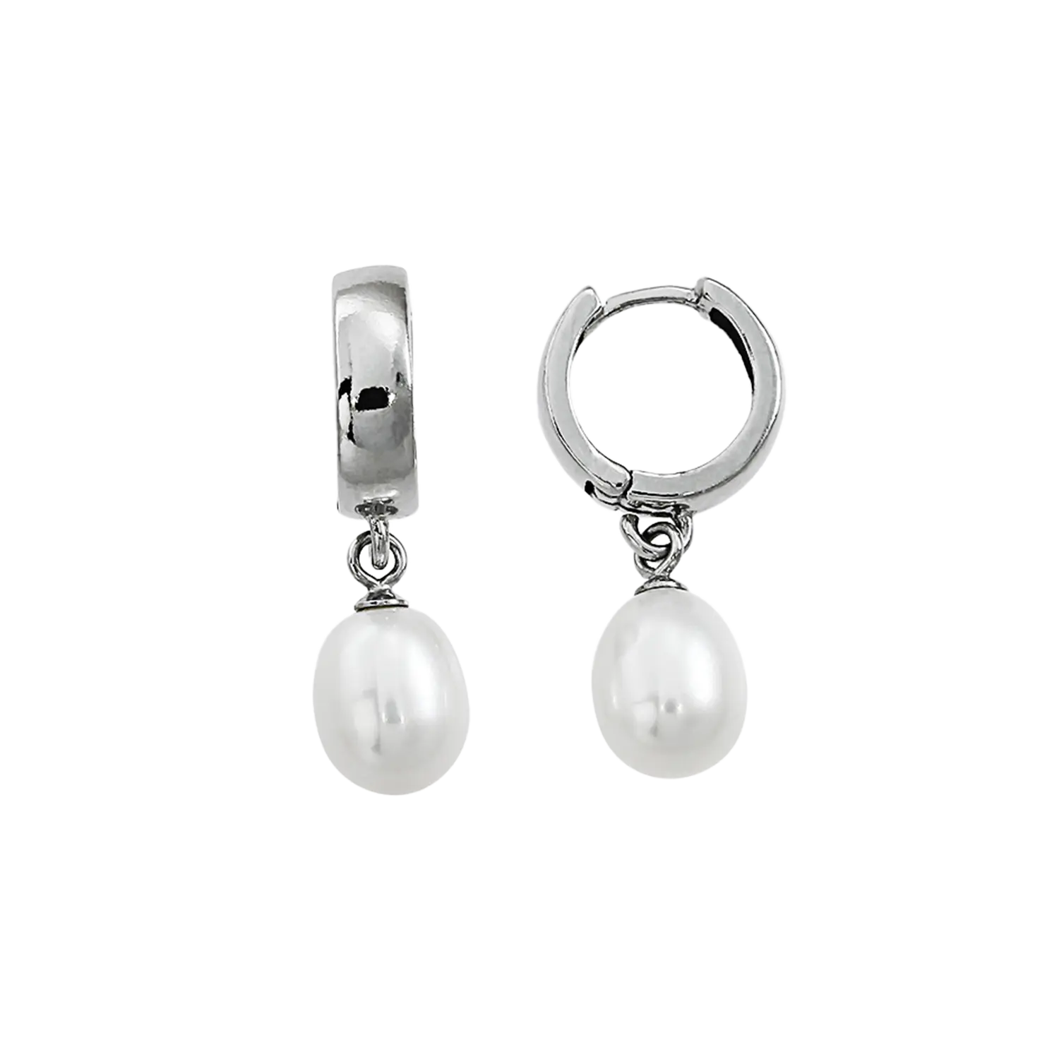 Creole Silber Süßwasserperlen-Tropfen