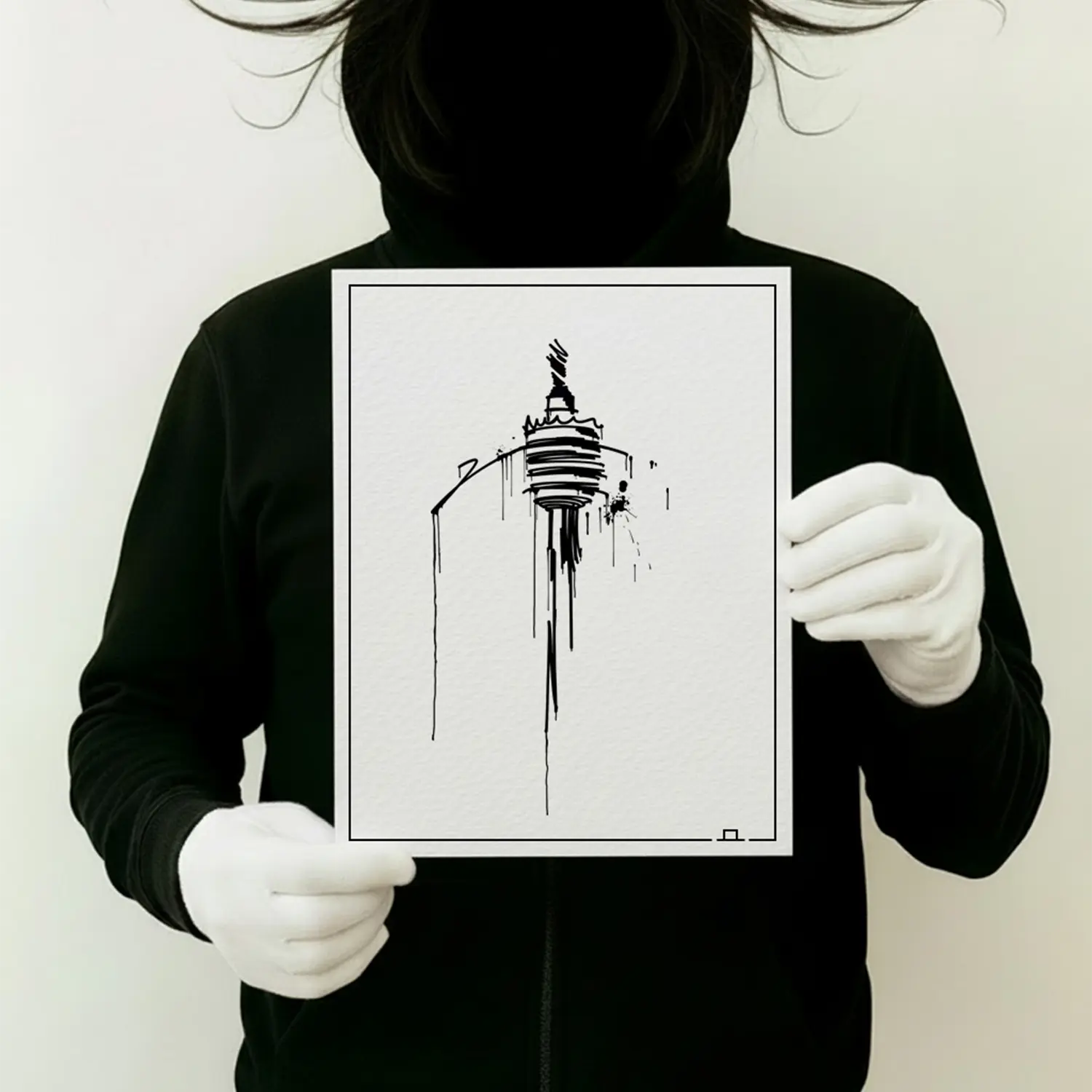 Fernsehturm Stuttgart Kunstdruck