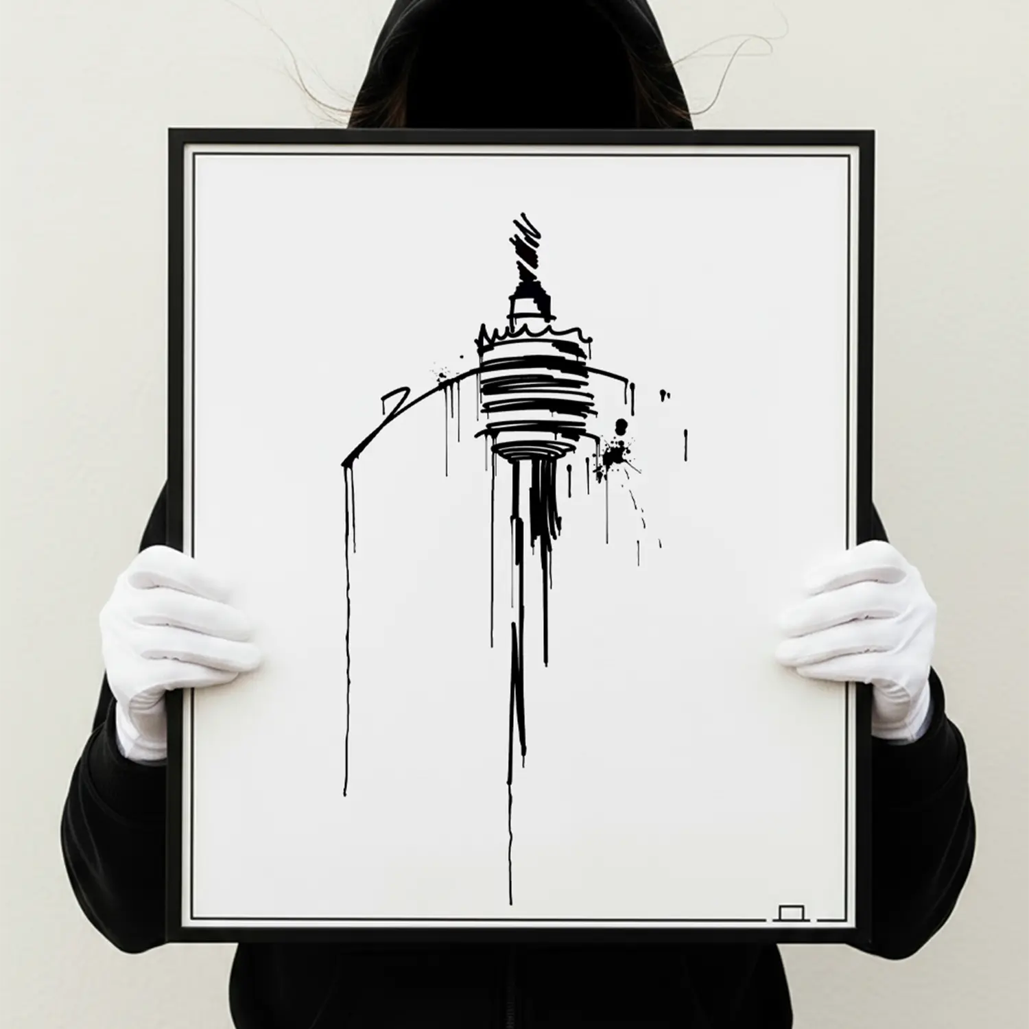 Fernsehturm Stuttgart Kunstdruck