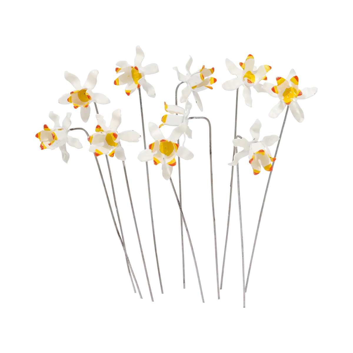 Gartenstecker-Blumenset 'Narcisse' – 10-teilig