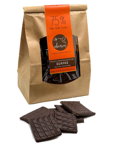 Schokolade 75% GUAYAS, Familien-Packung