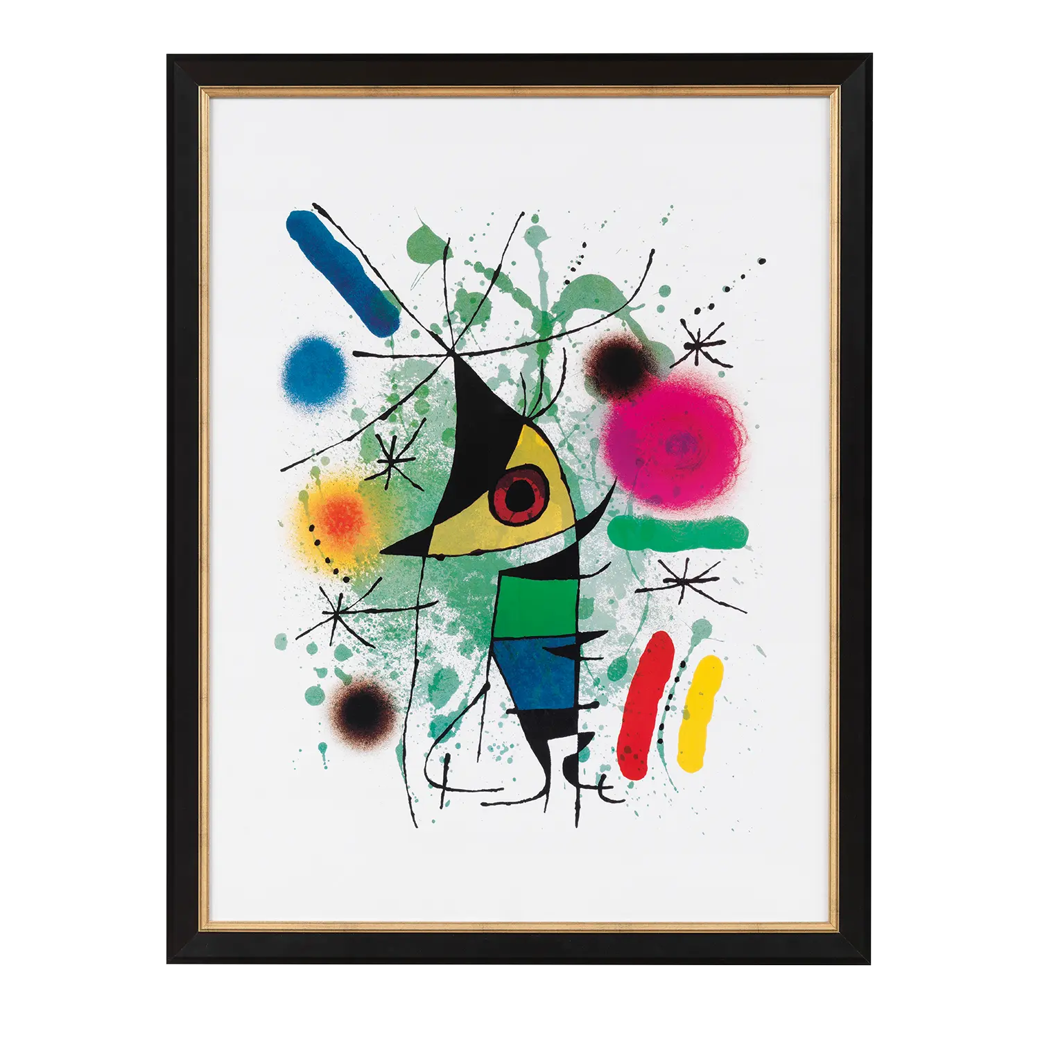 Bild 'Der singende Fisch' (1972), gerahmt