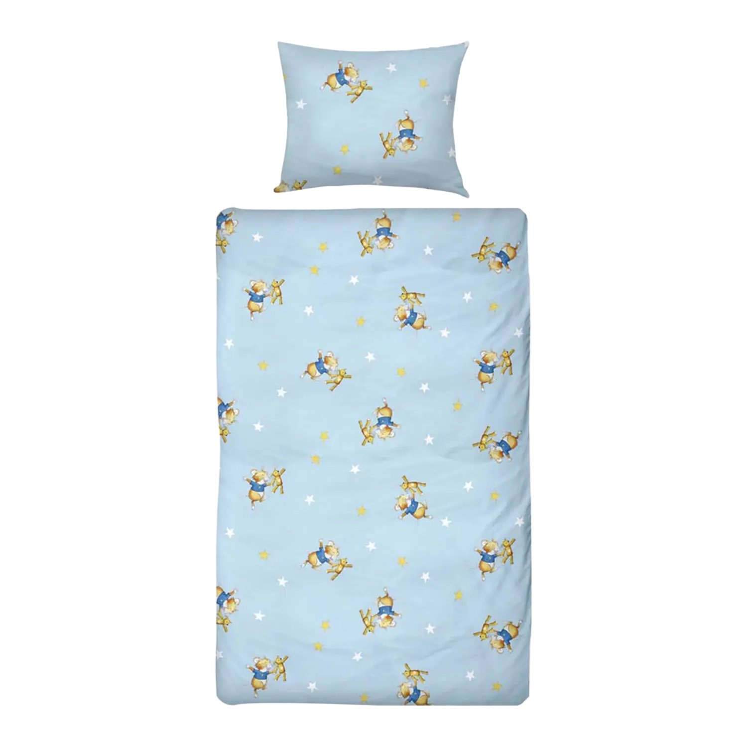 Bettwäsche für Kleinkinder aus Baumwolle Leo Lausemaus 