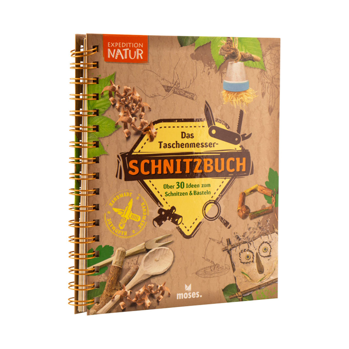 Schnitzbuch für Kinder – Das Taschenmesser-Schnitzbuch aus der Reihe Expedition Natur