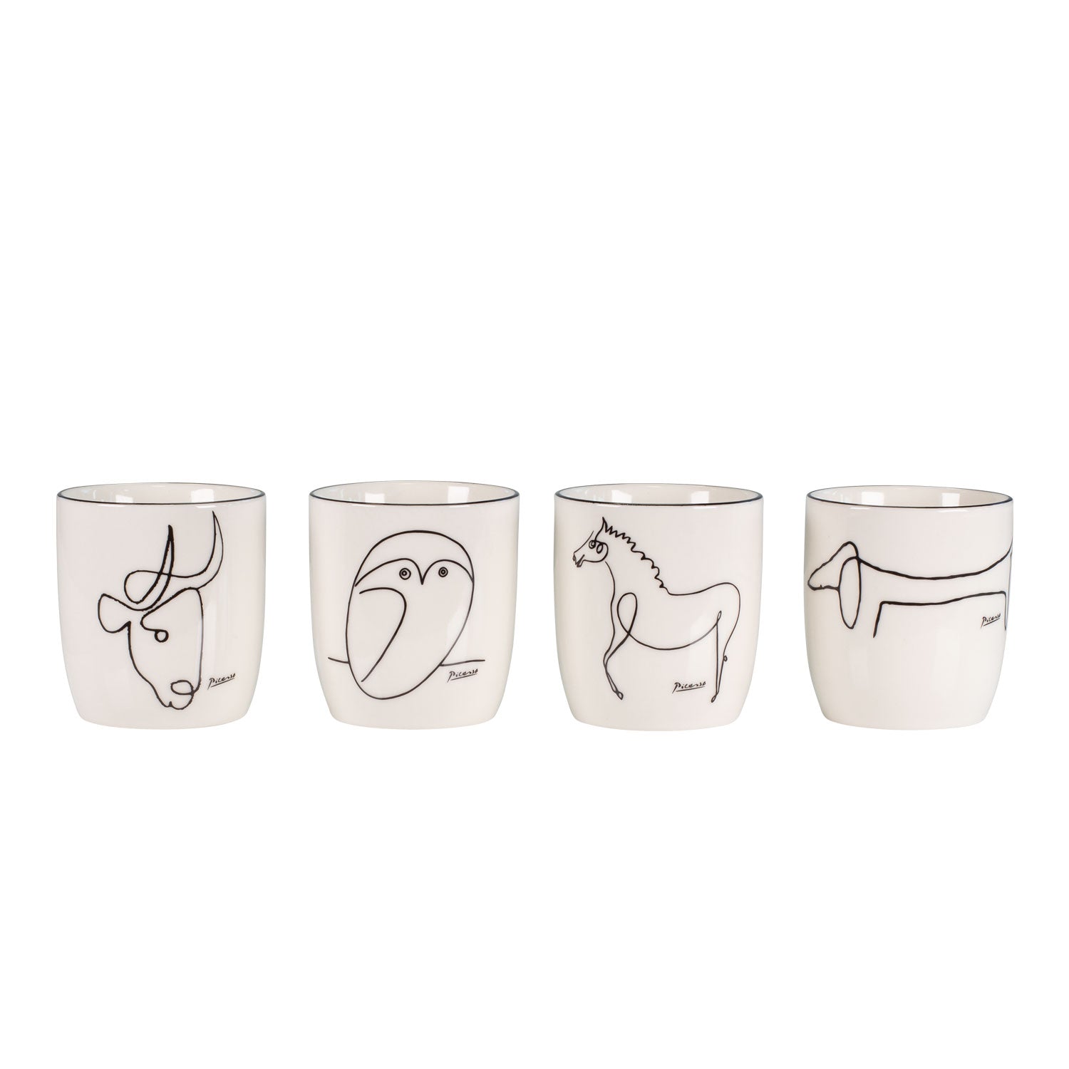 Tassenset 4er Animaux von Picasso