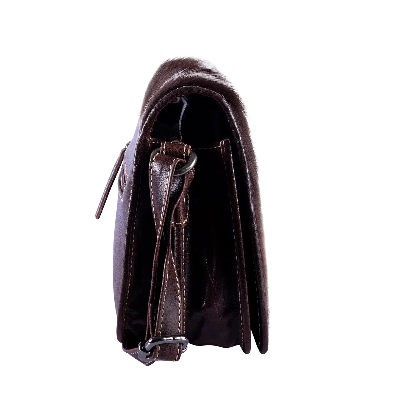VRONI hair on Tasche, seitliche Ansicht