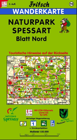 Fritsch Karte - Naturpark Spessart, Blatt Nord - Bild 1