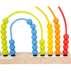 Motorikschleife und Abakus Regenbogen