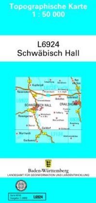 Topographische Karte Baden-Württemberg, Zivilmilitärische Ausgabe - Schwäbisch Hall - Bild 1