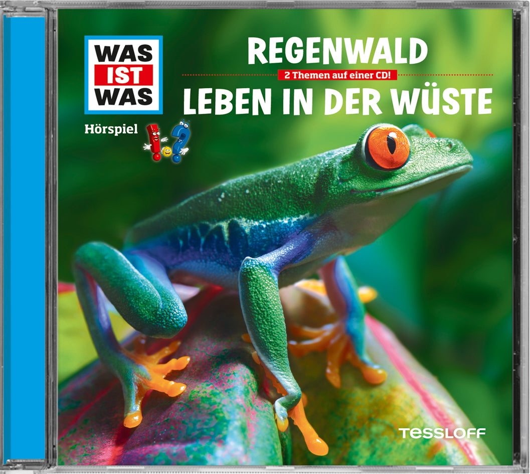 WAS IST WAS Hörspiel: Regenwald / Leben in der Wüste, Audio-CD - Bild 1