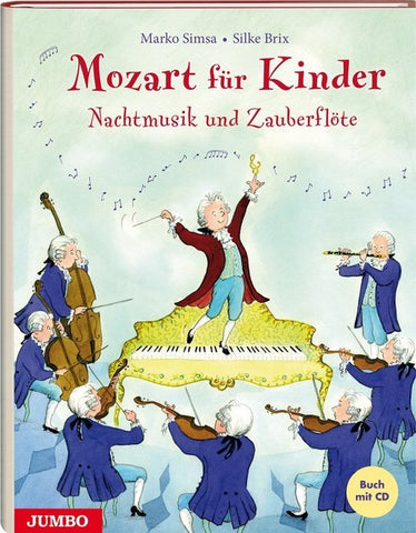 Mozart für Kinder. Nachtmusik und Zauberflöte, m. Audio-CD - Bild 1