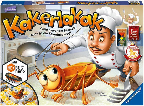 Ravensburger 22212 - Kakerlakak - Aktionsspiel mit elektronischer Kakerlake für Groß und Klein, Familienspiel für 2-4 Spieler, geeignet ab 5 Jahren - Bild 1