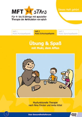 MFT 4-8 Stars - Für 4- bis 8-Jährige mit spezieller Therapie der Artikulation von s/sch - Übung & Spaß mit Muki, dem Affen. H.2 - Bild 1