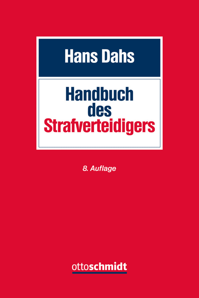 Handbuch des Strafverteidigers - Bild 1