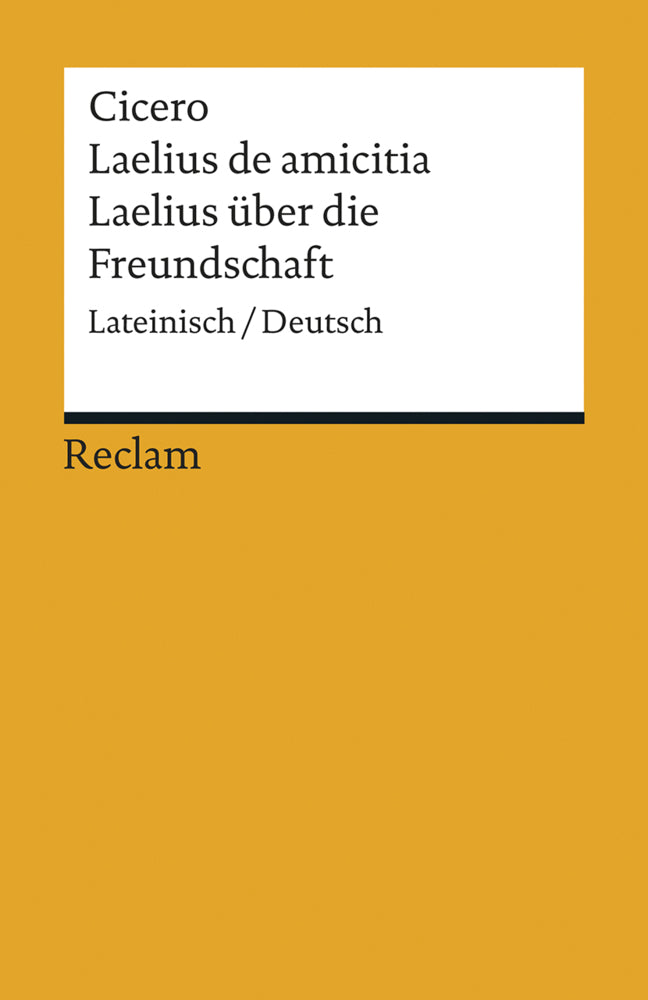 Laelius de amicitia / Laelius über die Freundschaft - Bild 1