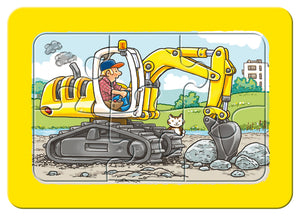 Ravensburger Kinderpuzzle - 06573 Bagger, Traktor und Kipplader - my first puzzle mit 3x6 Teilen - Puzzle für Kinder ab 2,5 Jahren - Bild 3