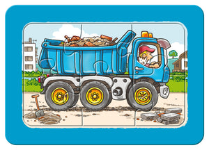 Ravensburger Kinderpuzzle - 06573 Bagger, Traktor und Kipplader - my first puzzle mit 3x6 Teilen - Puzzle für Kinder ab 2,5 Jahren - Bild 5