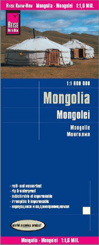 Reise Know-How Landkarte Mongolei (1:1.600.000). Mongolia / Mongolie - Bild 1