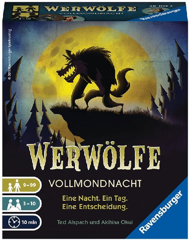 Ravensburger 26703 - Werwölfe - Vollmondnacht, Gesellschaftsspiel ab 9 Jahren, Actionsspiel für 3-10 Spieler, Spielereihe - Bild 1