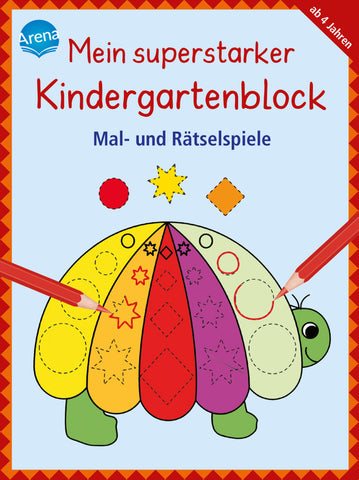 Mein superstarker Kindergartenblock - Mal- und Rätselspiele - Bild 1