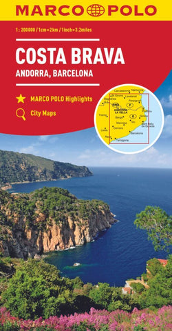 MARCO POLO Regionalkarte Costa Brava, Andorra, Perpignan, Barcelona 1:200.000 - Bild 1