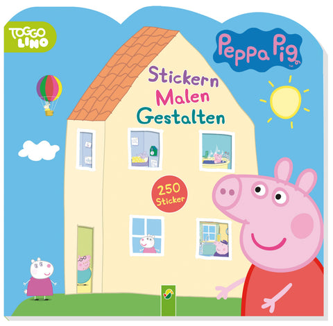 Peppa Pig Stickern Malen Gestalten - Bild 1