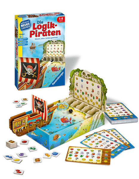 Ravensburger 24969 - Die Logik-Piraten - Spielen und Lernen für Kinder, Lernspiel für Kinder von 5-8 Jahren, Spielend Neues Lernen für 1-4 Spieler - Bild 2