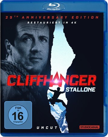 Cliffhanger, 1 Blu-ray (25th Anniversary Edition / Uncut) - Bild 1