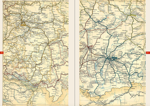 Atlas DR-G 1926 - Übersichtskarte der Eisenbahnen Deutschlands - Bild 2