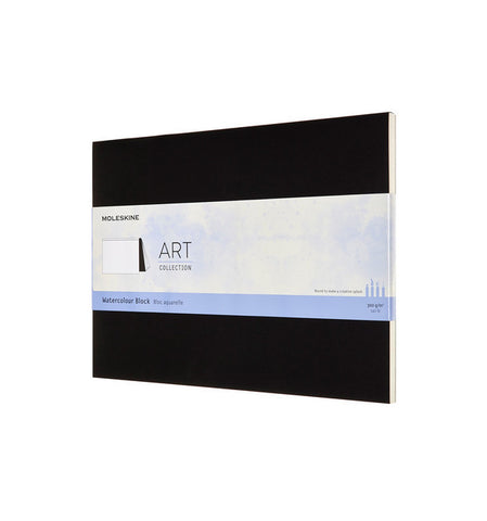 Moleskine Wasserfarbblock 23x31, 200G-Aquarellpapier, Soft Cover, Schwarz - Bild 1