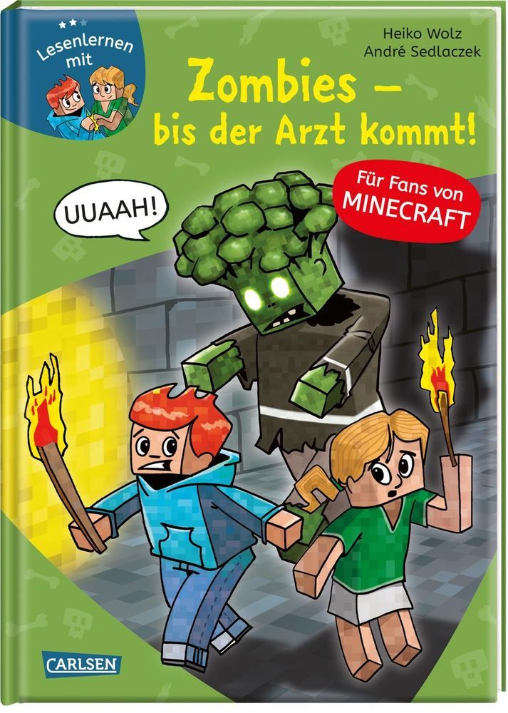 Lesenlernen mit Spaß - Minecraft 1: Zombies - bis der Arzt kommt! - Bild 1