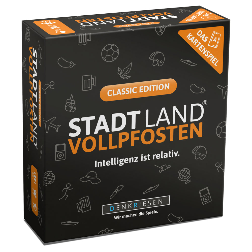 Denkriesen - Stadt Land Vollpfosten® - Das Kartenspiel - Classic Edition - Bild 1