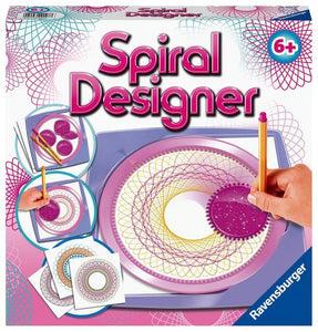 Ravensburger Spiral-Designer Girls 29027, Zeichnen lernen für Kinder ab 6 Jahren, Zeichen-Set mit Schablonen für farbenfrohe Spiralbilder und Mandalas - Bild 1