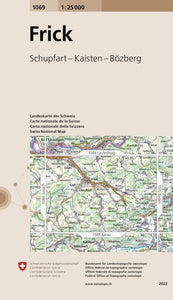 Landeskarte der Schweiz 1069 Frick - Bild 1