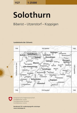 Landeskarte der Schweiz 1127 Solothurn - Bild 1