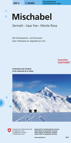 284S Mischabel Schneesportkarte - Bild 1