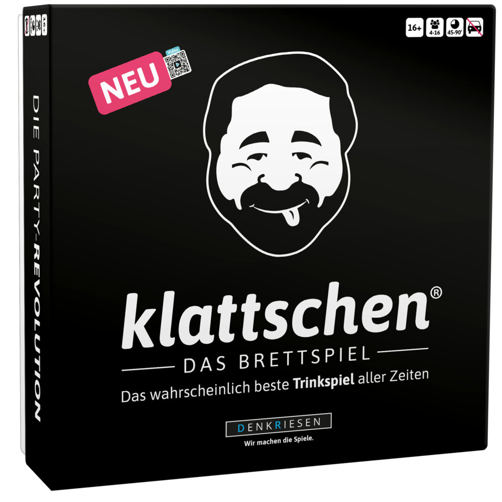 Denkriesen - klattschen® - Trinkspiel - Das Brettspiel - Bild 1