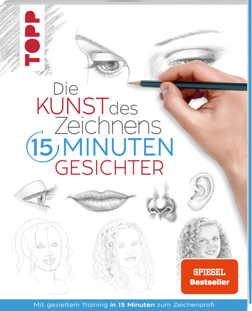 Die Kunst des Zeichnens 15 Minuten - Gesichter. SPIEGEL Bestseller - Bild 1